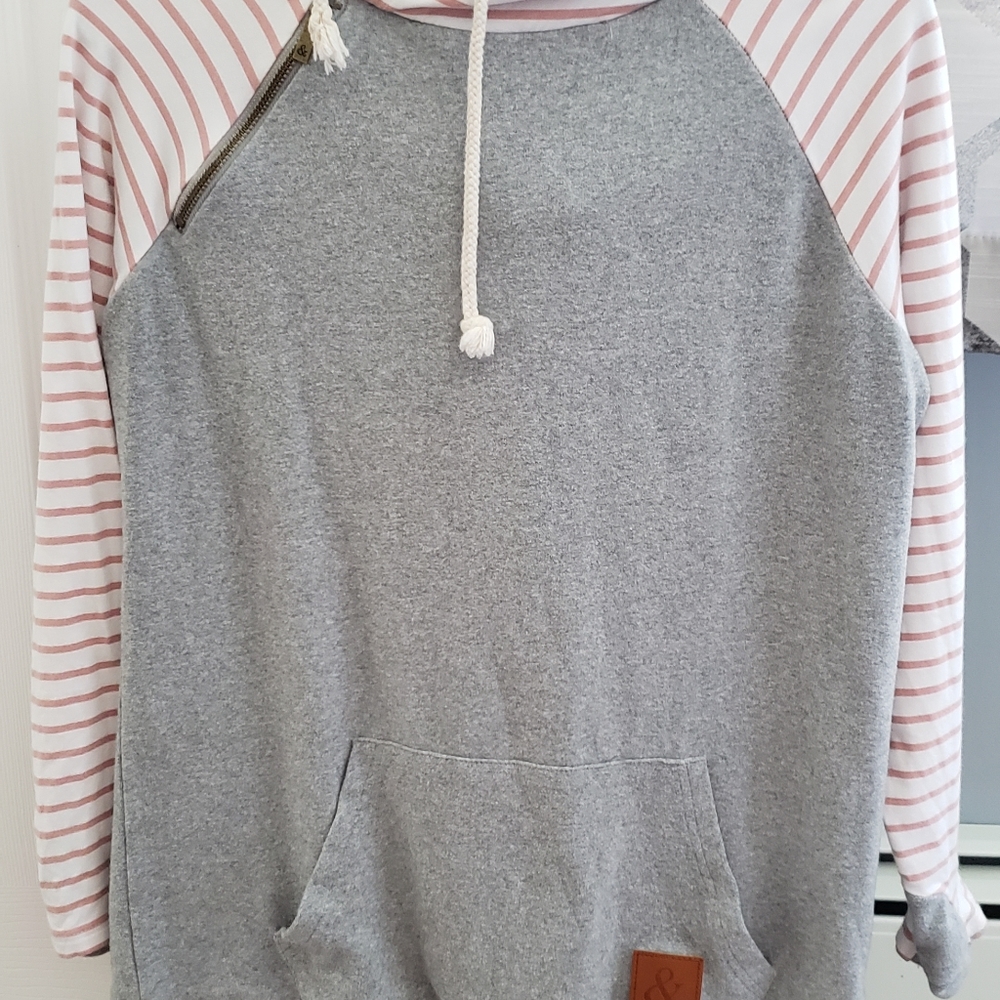 Ampersand double hoodie